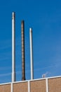Industrial exhaust pipes Royalty Free Stock Photo