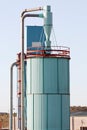 Industrial Exhaust Silo Royalty Free Stock Photo