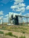 Coal Train Loading Facility at a Wyoming Coal Mine Royalty Free Stock Photo