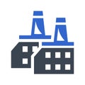 Industrial factory Icon Royalty Free Stock Photo