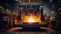 Industrial factory metallic equipment steel