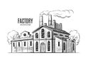 Industrial factory vector