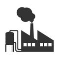 industrial factory vector icon Royalty Free Stock Photo