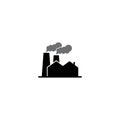 industrial factory icon Royalty Free Stock Photo