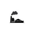 industrial factory icon Royalty Free Stock Photo