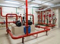 Industrial fire sprinkler station