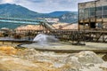 Industrial flotation building in copper mine in Bor, Serbia