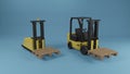 Industrial forklift and AGV robotic forklift