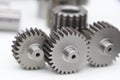 Industrial gear spare parts for heavy machine Royalty Free Stock Photo