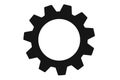 Industrial gear wheel icon Royalty Free Stock Photo