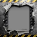 Industrial grungy steel plate Royalty Free Stock Photo