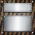 Industrial grungy steel plate