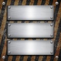 Industrial grungy steel plate Royalty Free Stock Photo