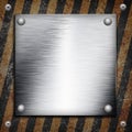 Industrial grungy steel plate Royalty Free Stock Photo
