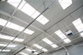 Industrial hall roof Royalty Free Stock Photo