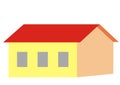 Industrial house depot vector conceptual icon