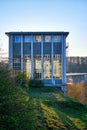 Industrial house at the Rappbode Dam. Rappbodetalsperre in Elbingerode. Germany