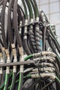 Industrial hydraulic system of many hoses and tubes