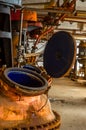 Industrial interior with storage tank Royalty Free Stock Photo