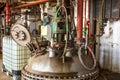 Industrial interior with storage tank Royalty Free Stock Photo