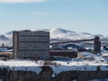 Iron ore mine in kiruna northern sweden Royalty Free Stock Photo