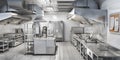 Industrial kitchen. Restaurant kitchen Royalty Free Stock Photo