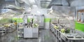 Industrial kitchen. Restaurant modern kitchen Royalty Free Stock Photo