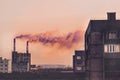 Industrial landscape of the city of Norilsk