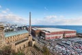 Industrial landscape in Savona, Liguria, Italy