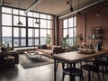 Industrial Loft Royalty Free Stock Photo