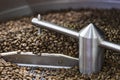 Industrial machine for roasting coffee beans Royalty Free Stock Photo