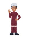 industrial man wearing safety equipment Royalty Free Stock Photo