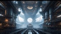 industrial marvels in sci-fi splendor: realistic detail and advanced technology. ai generated