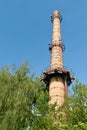 Industrial old brick chimney Royalty Free Stock Photo