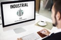 Industrial Organization Factory Structure Development Construction Concept Royalty Free Stock Photo