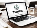 Industrial Organization Factory Structure Development Construction Concept Royalty Free Stock Photo