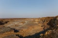 Panoramic survey of a quarry for the extraction of natural stone in Russia