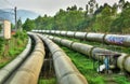 Industrial pipeline Royalty Free Stock Photo