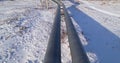 Industrial pipeline for transportation of gaseous and liquid substances