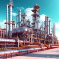 Industrial Pipeline Transportation of Petrochemical Gas. AI