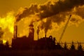 Industrial Plant Emissions Royalty Free Stock Photo