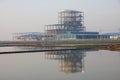 Industrial plant and reflection, Thailand. Royalty Free Stock Photo