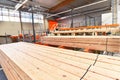 Industrial plant sawmill - production of wooden boards with mode