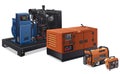 Industrial power generators