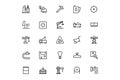 Industrial Processes Vector Line Icons 3
