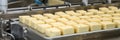 Industrial production of butter and margarine.