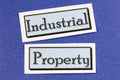 Industrial property business construction architecture industry warehouse factory real estate Royalty Free Stock Photo