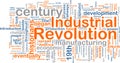 Industrial revolution word cloud