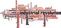 Industrial revolution word cloud