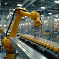 Industrial Robot Arm Handling Precision Components